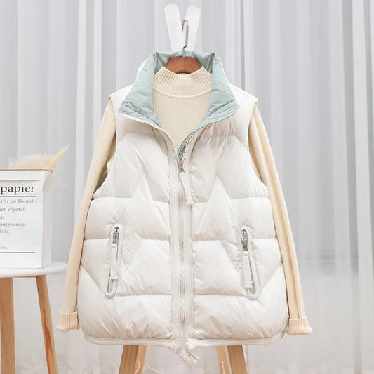 Luna Puffer Vest | Lightweight, Duck Down Insulation