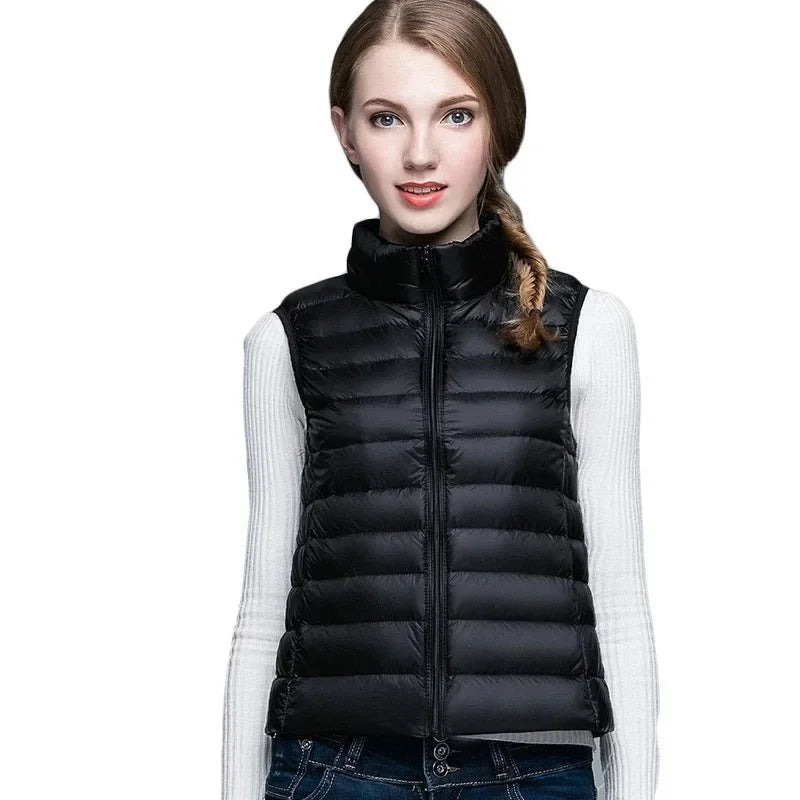 Luna Puffer Vest | Quilted Nylon, Lightweight, Mens