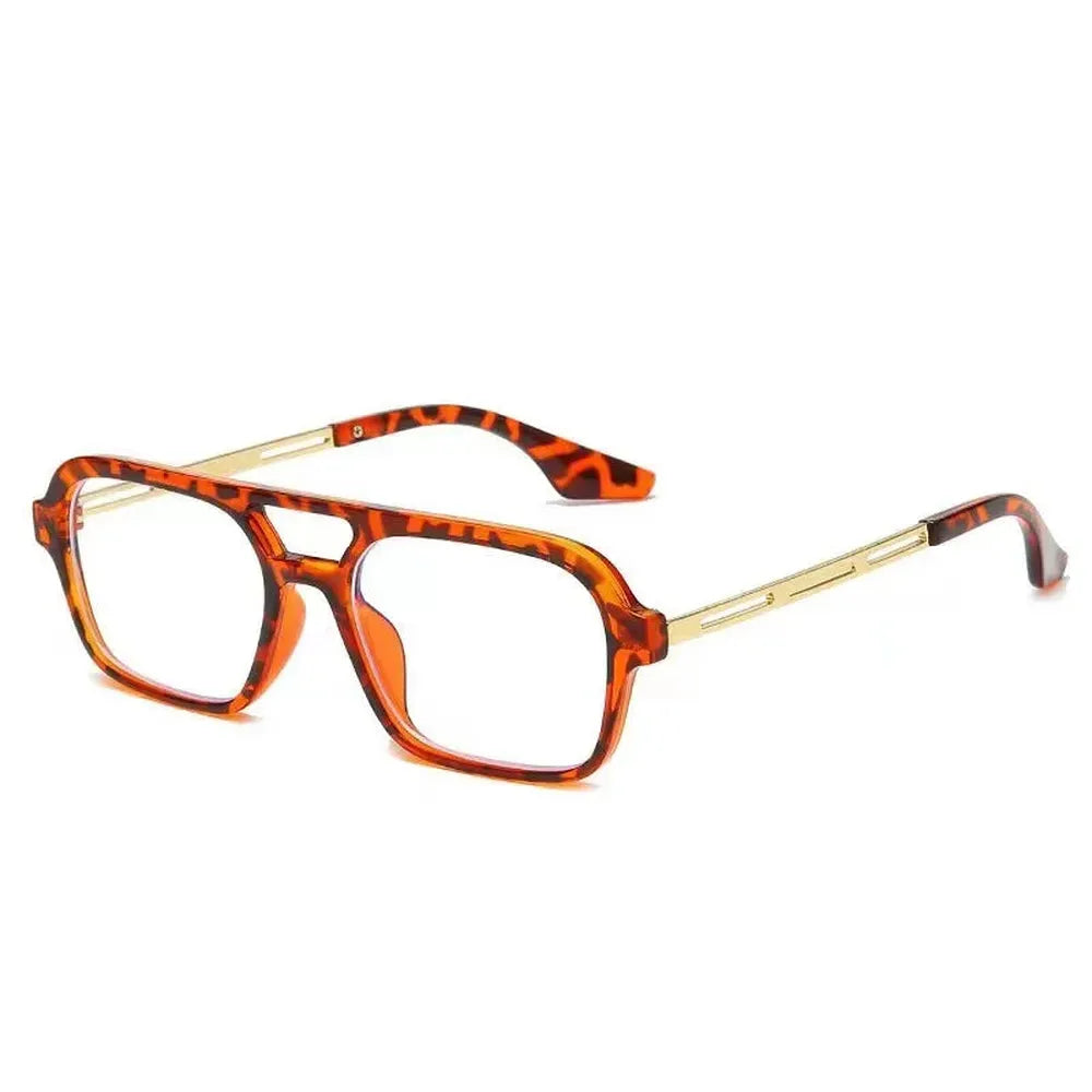 Lunettes de Soleil Rectangulaires Femme en Léopard avec Verres UV400 – Accessoire Chic et Tendance