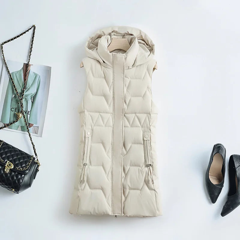 Veste matelassée de luxe | Capuche, duvet léger