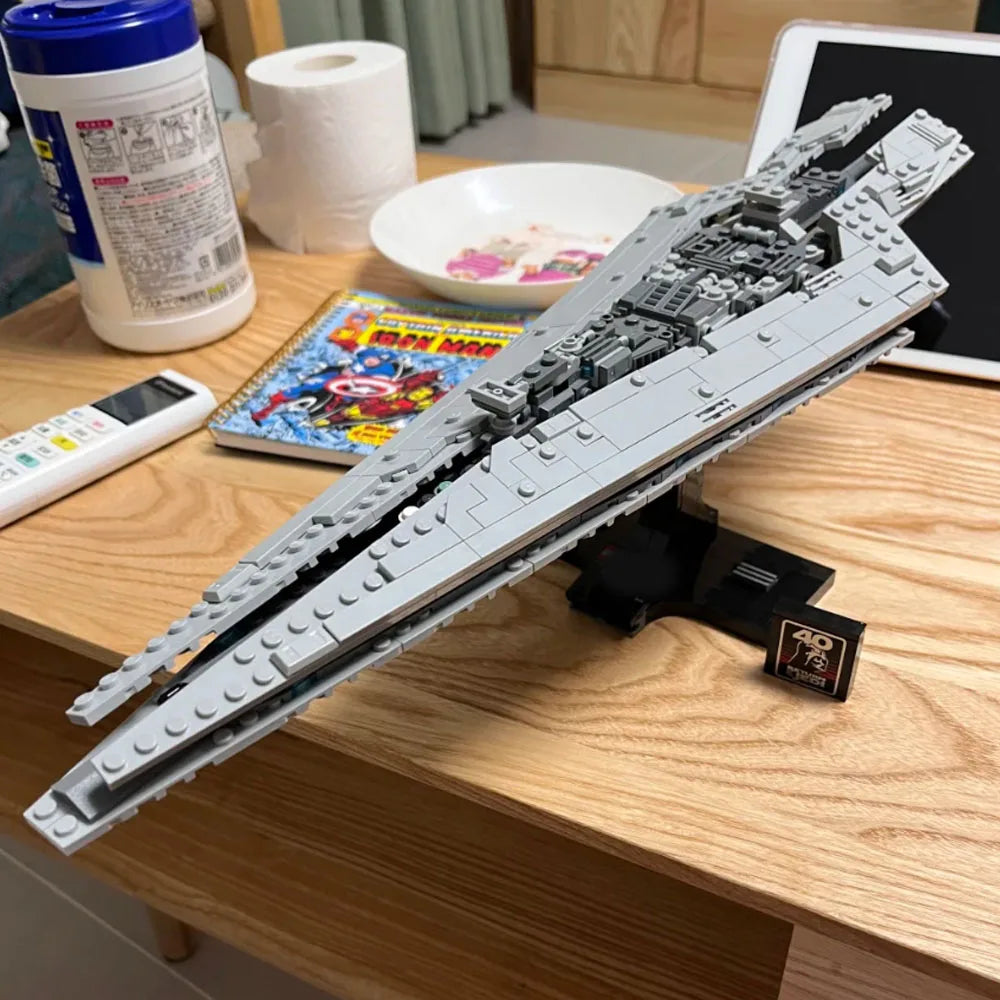 MOC 630PCS Executor Super Spaceship Building Blocks Set for Creative Play