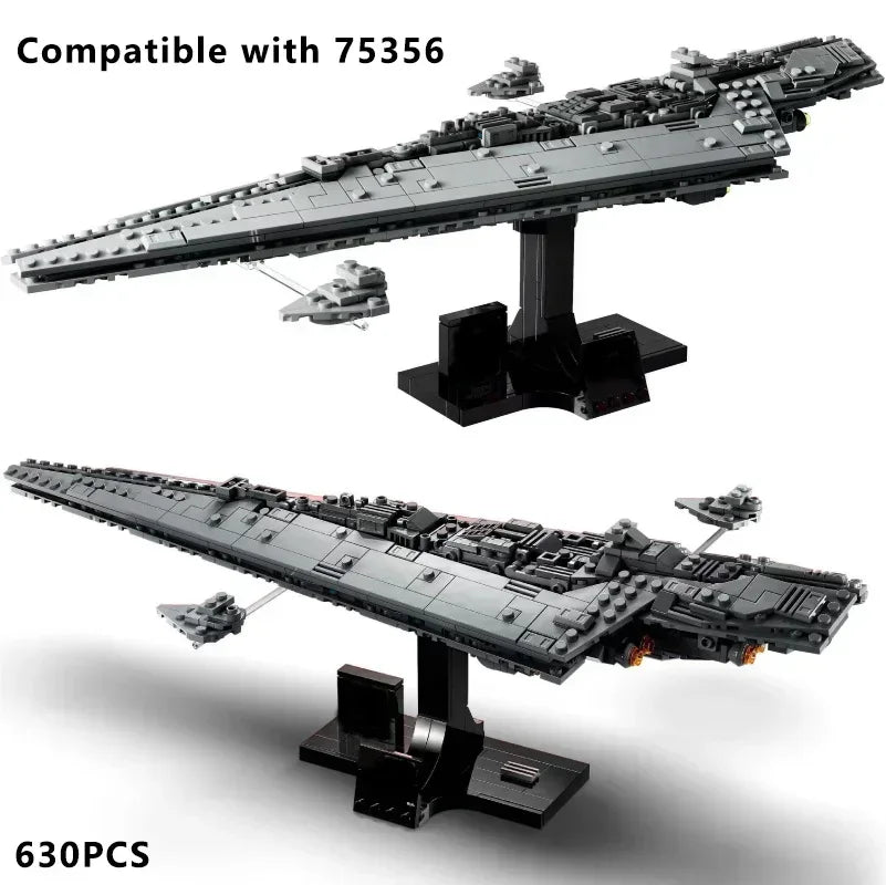 MOC 630PCS Executor Super Spaceship Building Blocks Set for Creative Play