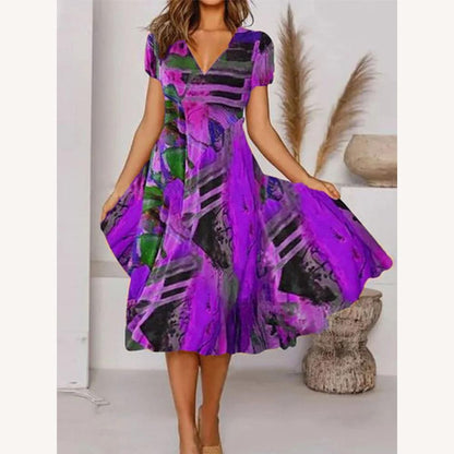 Elegant Long Evening Dress for Women in Fluid Fabric – Sophisticated Style and Optimal Comfort