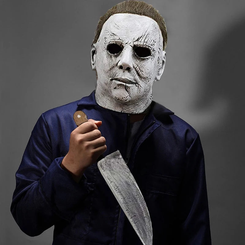 Halloween Latex Mask Michael Myers Style – Full Horrific Head