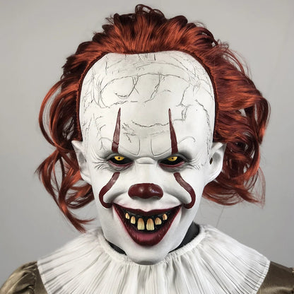 Pennywise Clown Mask in Latex for Halloween – Horrific Cosplay Mask