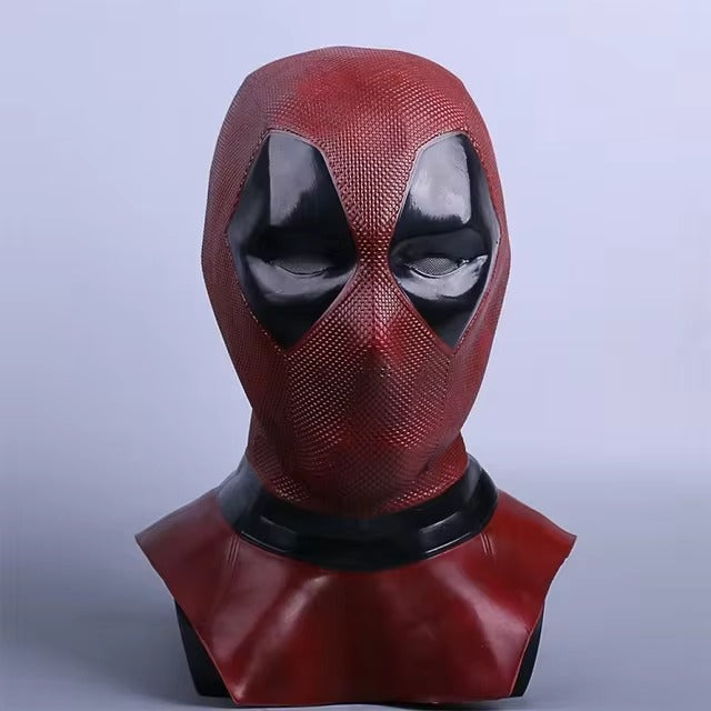 Masque de Cosplay Deadpool Complet en Tissu Respirant – Accessoire de Costume Halloween 2025
