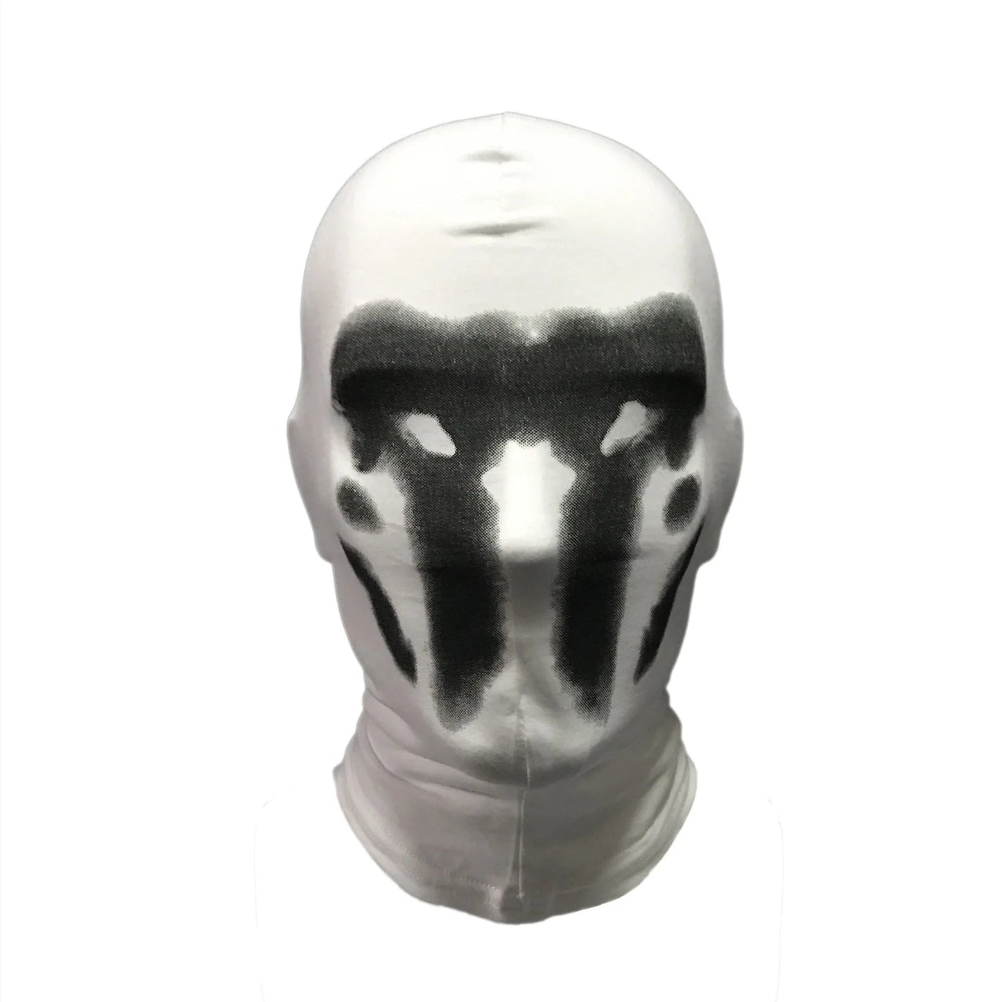 Rorschach Cosplay Mask in Polyester for Halloween – Full Mask with Symmetrical Print
