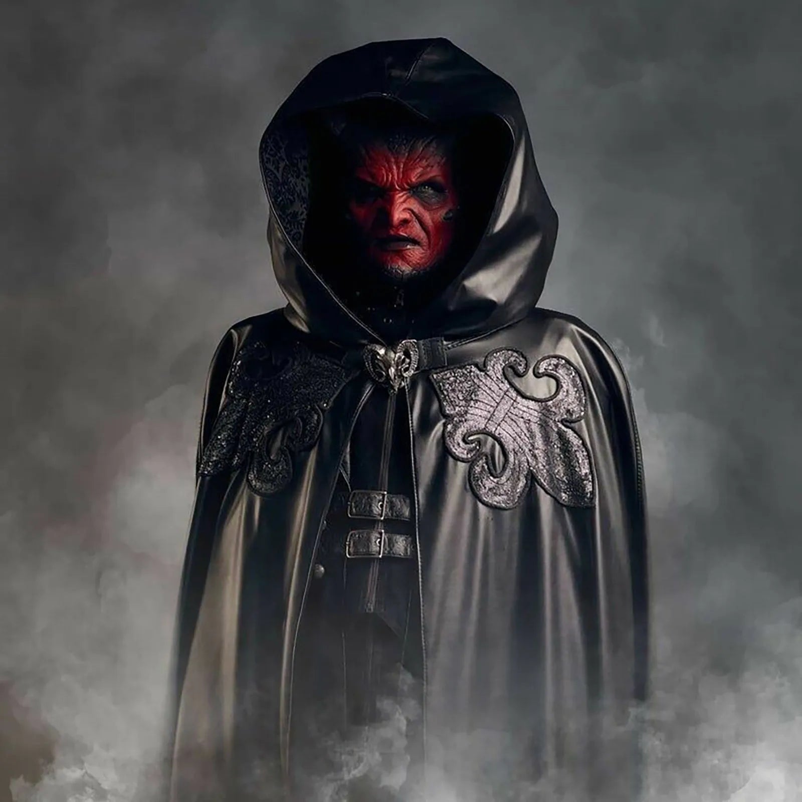 Masque de Diable en Silicone Complet pour Cosplay Halloween 2025 – Réaliste et Confortable