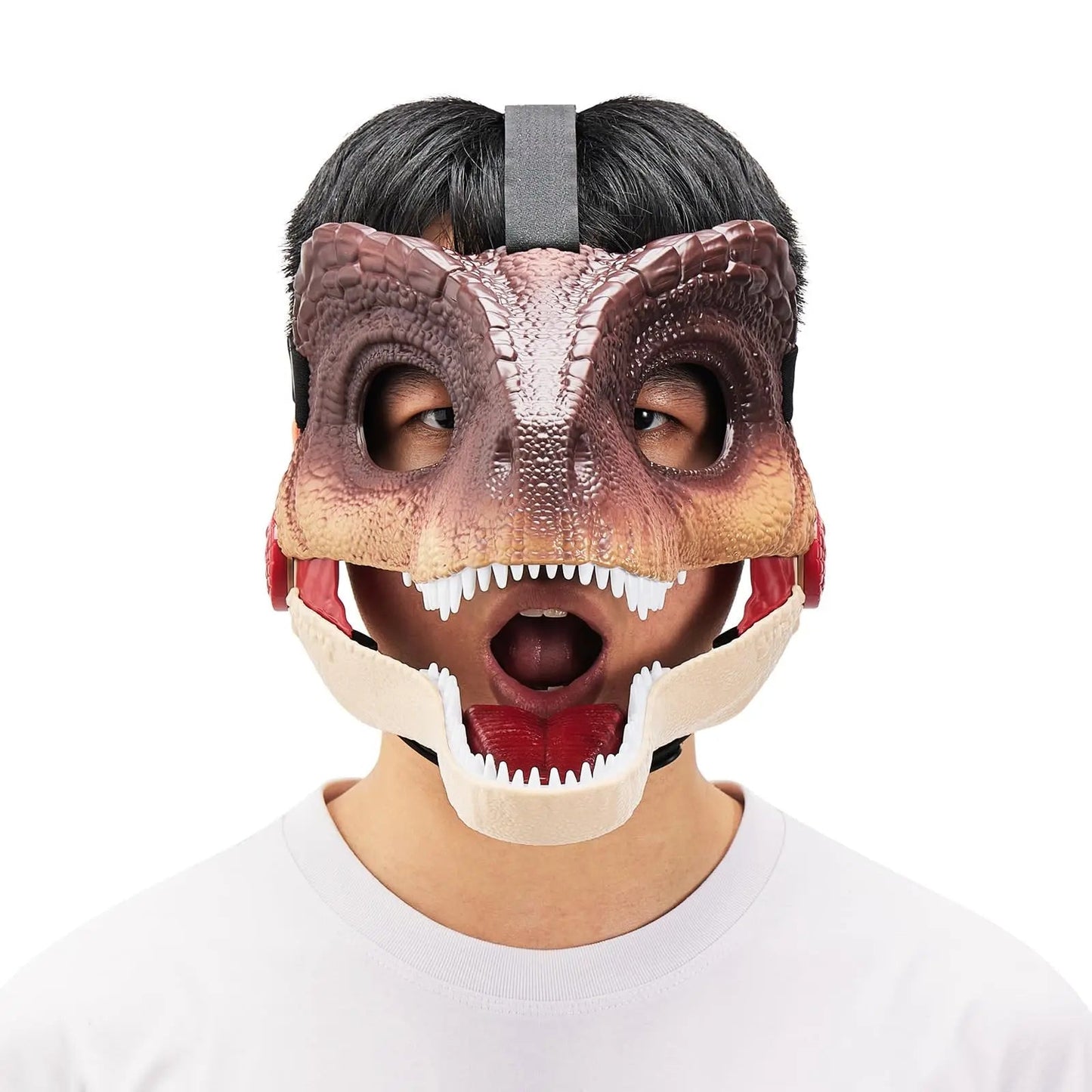 Dinosaur Mask with Movable Jaw for Cosplay and Halloween – Realistic Accessory