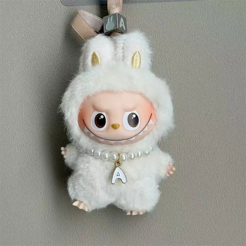 Mini Doll Necklace with Bead Pendant - Fashion Accessory for 17 cm Dolls