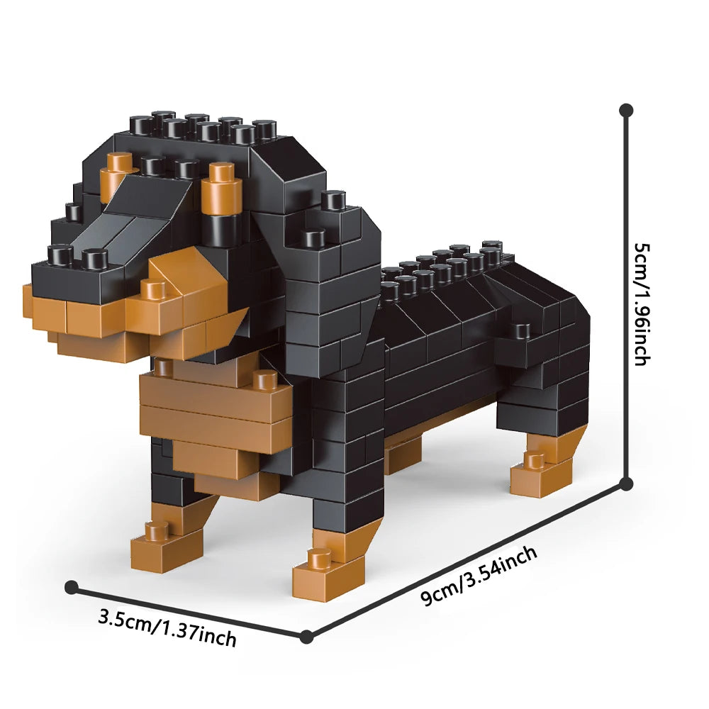Mini Dachshund Building Blocks Toy – Fun and Educational Construction Set for All Ages