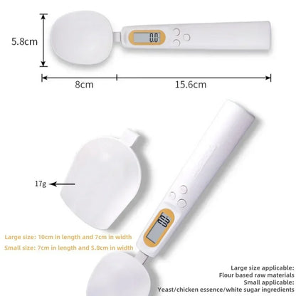 Mini Electronic Spoon Scale with USB Rechargeable Battery – High Precision Kitchen Weighing Tool