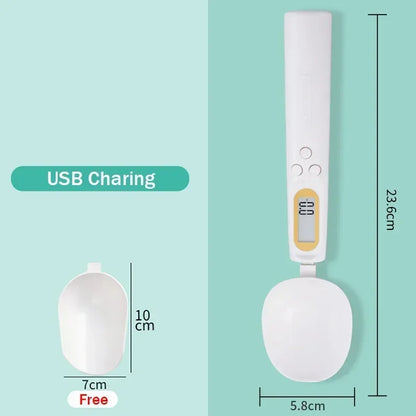 Mini Electronic Spoon Scale with USB Rechargeable Battery – High Precision Kitchen Weighing Tool