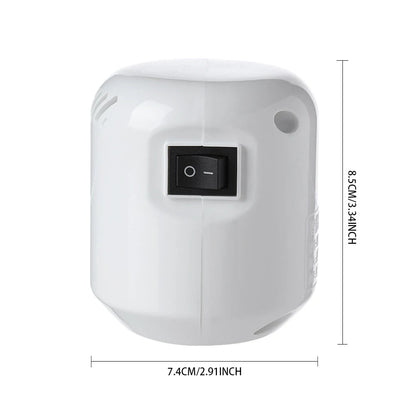 Mini pompe à air électrique portable pour sacs sous vide – compresseur blanc pour vêtements et aliments, 55W, 8,5 cm