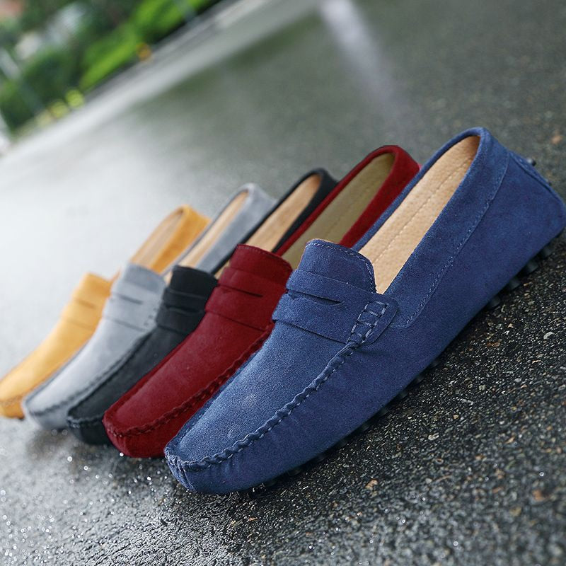 Casual Suede Loafers for Men – Comfort and Elegance in Black and Other Colors