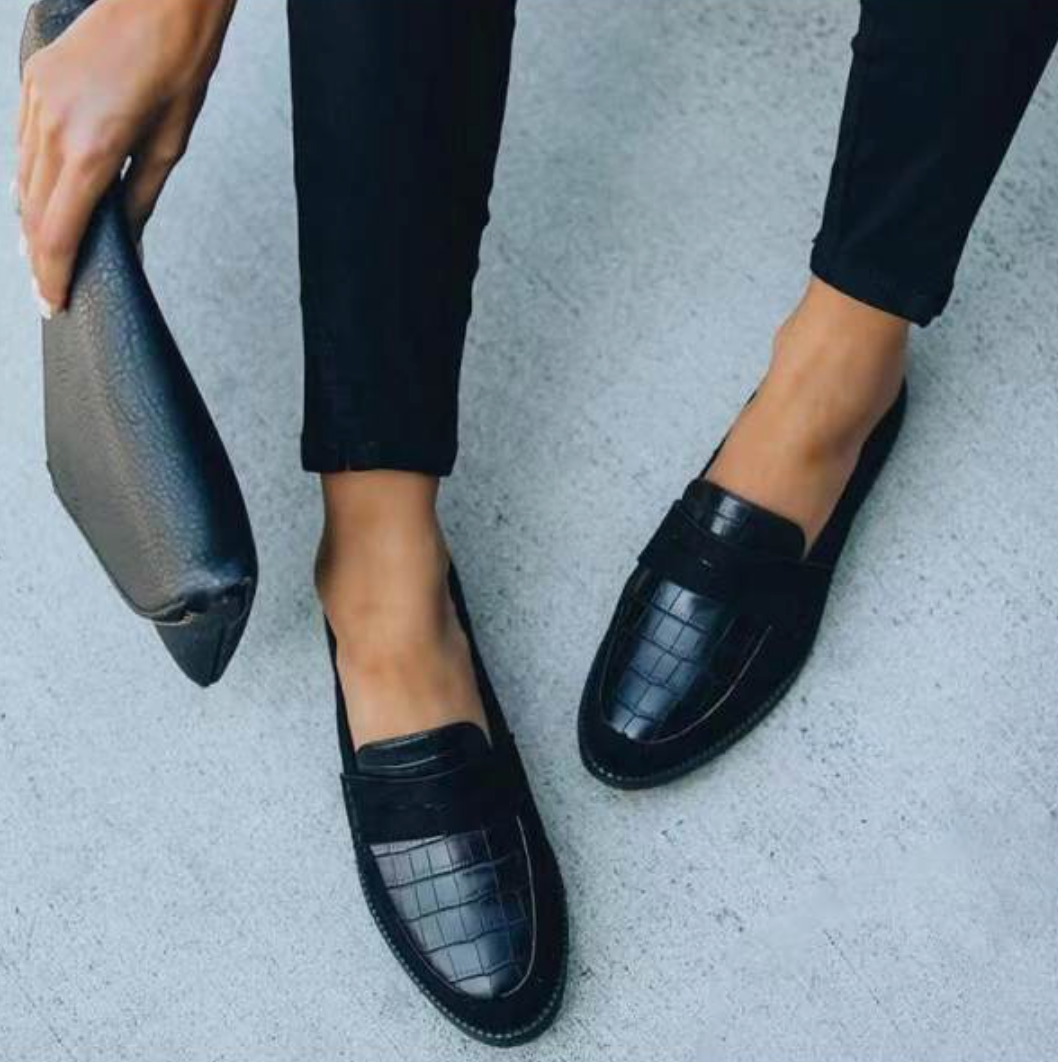 Elegant Women's Slip-On Loafers with Cushioned Soles – Comfort and Style for Spring Summer