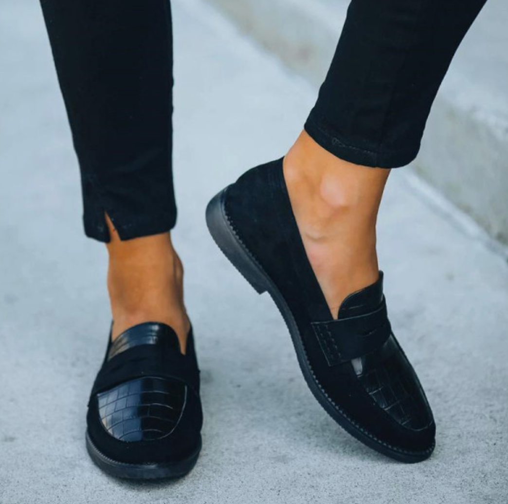 Elegant Women's Slip-On Loafers with Cushioned Soles – Comfort and Style for Spring Summer