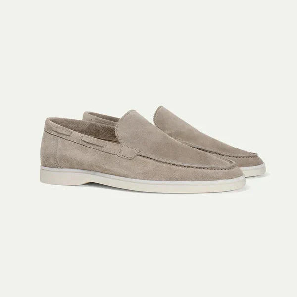 Classic Unisex Suede Loafers – Comfortable Slip-On Shoes in Standard Sizes