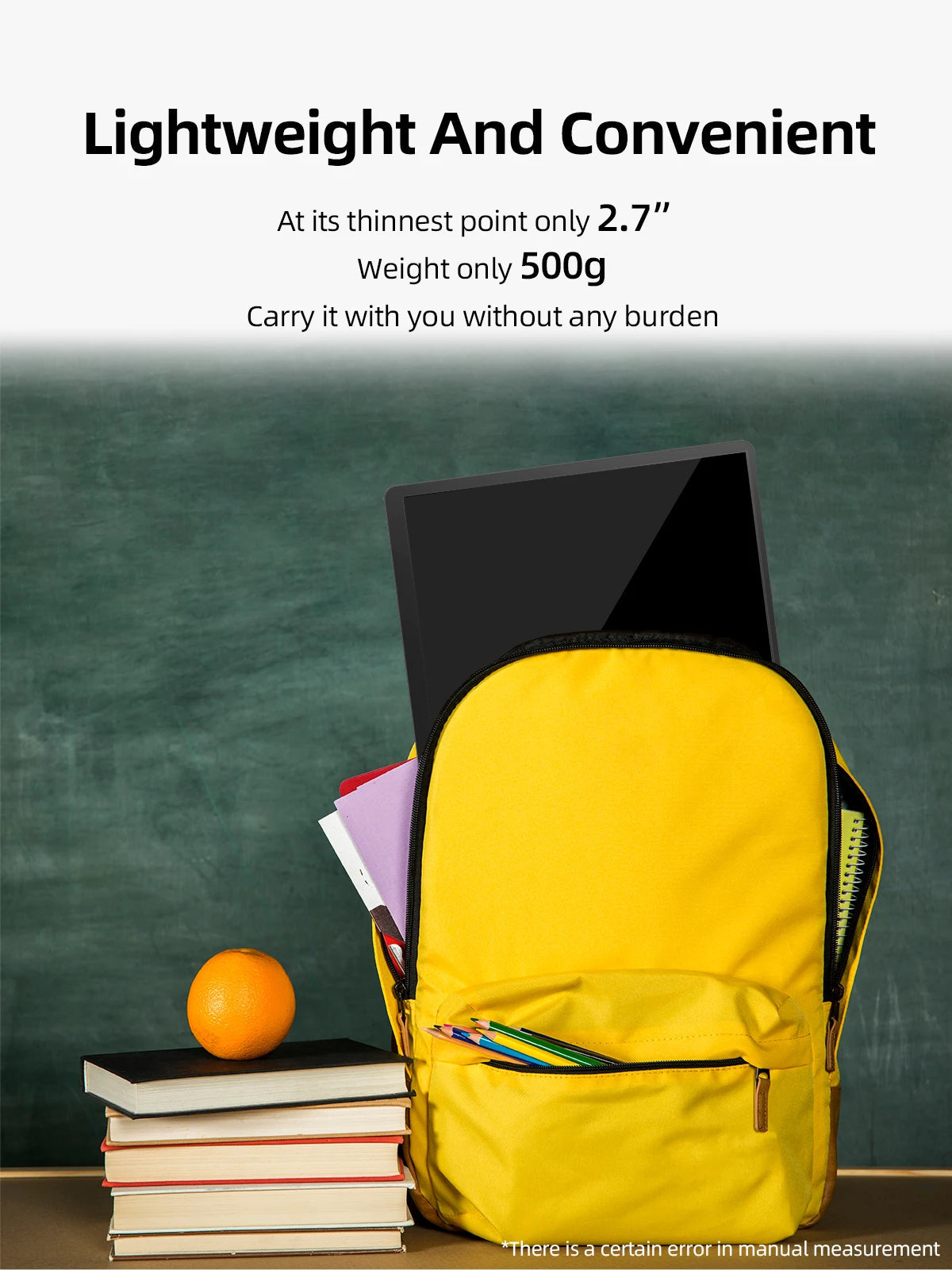 Portable Monitor 14 Inches 2K HDR 60Hz - Lightweight and Practical for Travel