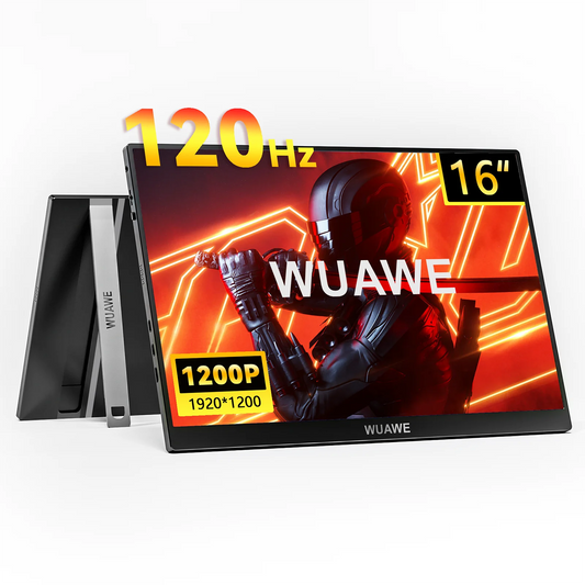 Portable Monitor 16 Inches 1920x1200 HDR 120Hz with Built-in Speakers