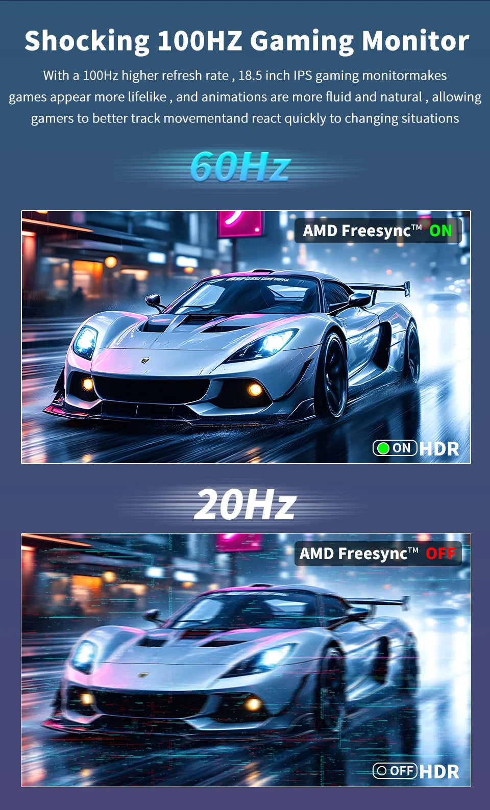 Portable IPS Monitor 14.1 Inches 1080P with Built-in Stand and Speakers for Gaming and Productivity