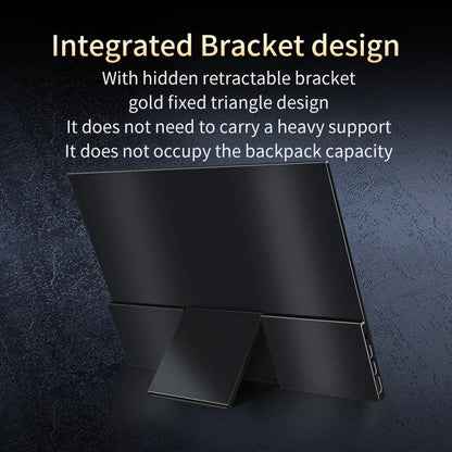 Portable OLED Monitor 13.3'' 1920 x 1080 with Metal Frame and Built-in Speakers – High Resolution, 1 ms Response Time
