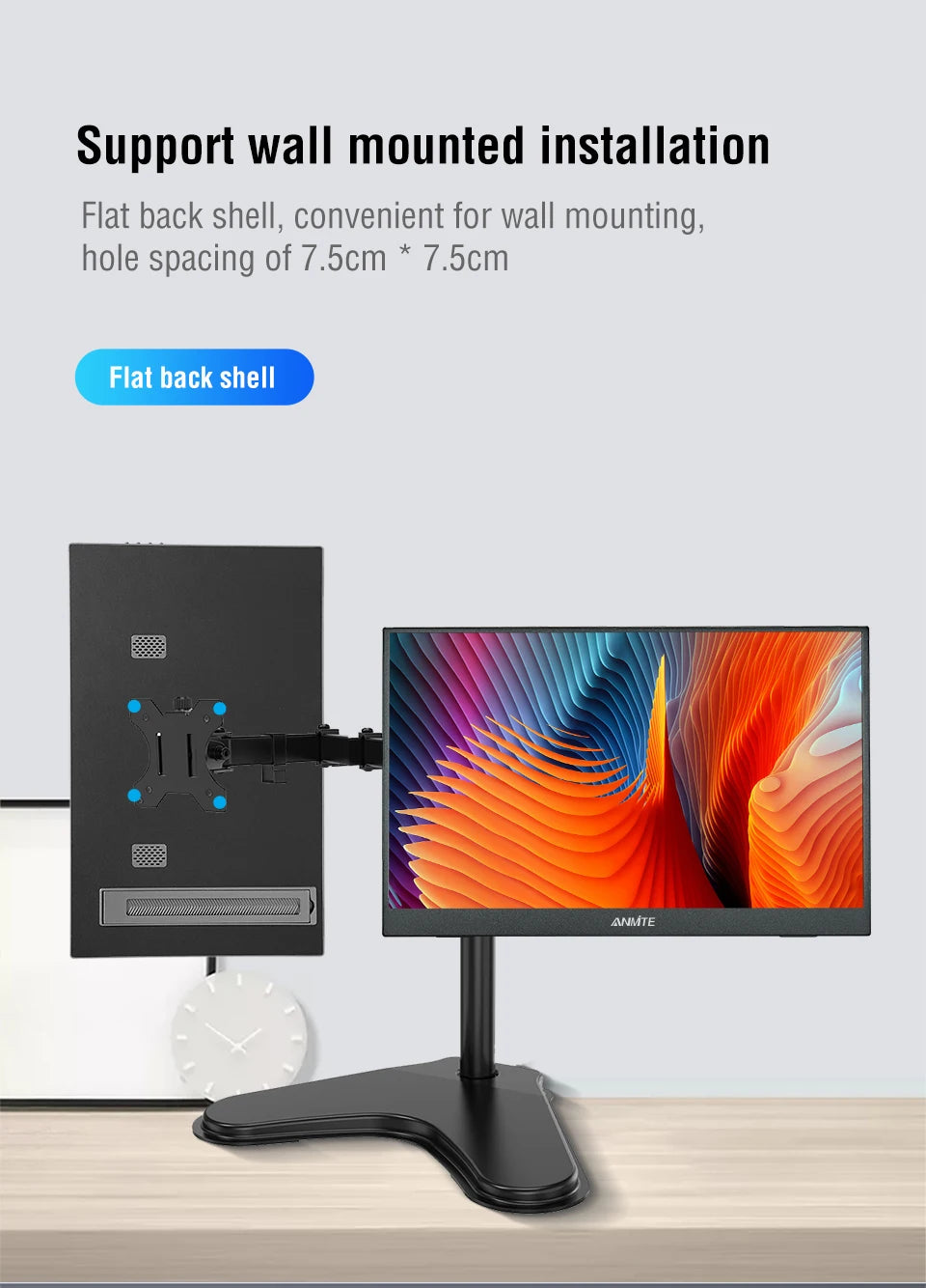 Portable Touch Monitor 14.1 Inches IPS HDR10 – High Resolution Secondary Screen