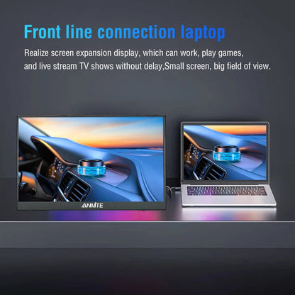 Portable Touch Monitor 16 Inches 1920x1200 HDR10 with Built-in Speakers – IPS Multi-Touch Screen 60 Hz