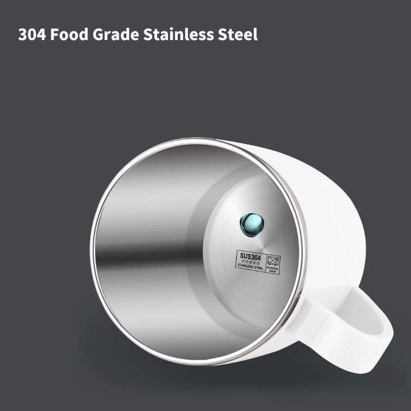 Mug Isotherme 350ml en Acier Inoxydable 304 avec Poignée Ergonomique