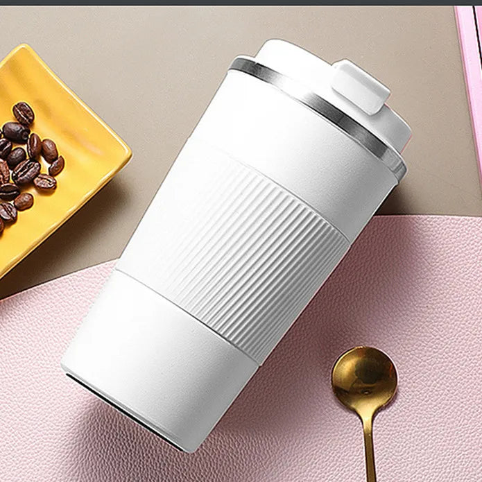 Mug Thermos en Acier Inoxydable 510ml avec Double Paroi Isolante – Flacon de Voyage Étanche