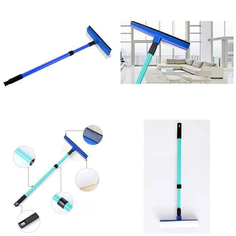 Telescopic Window Cleaner 50-75 cm with Absorbent Sponge Brush - Practical Cleaning Tool for High Windows