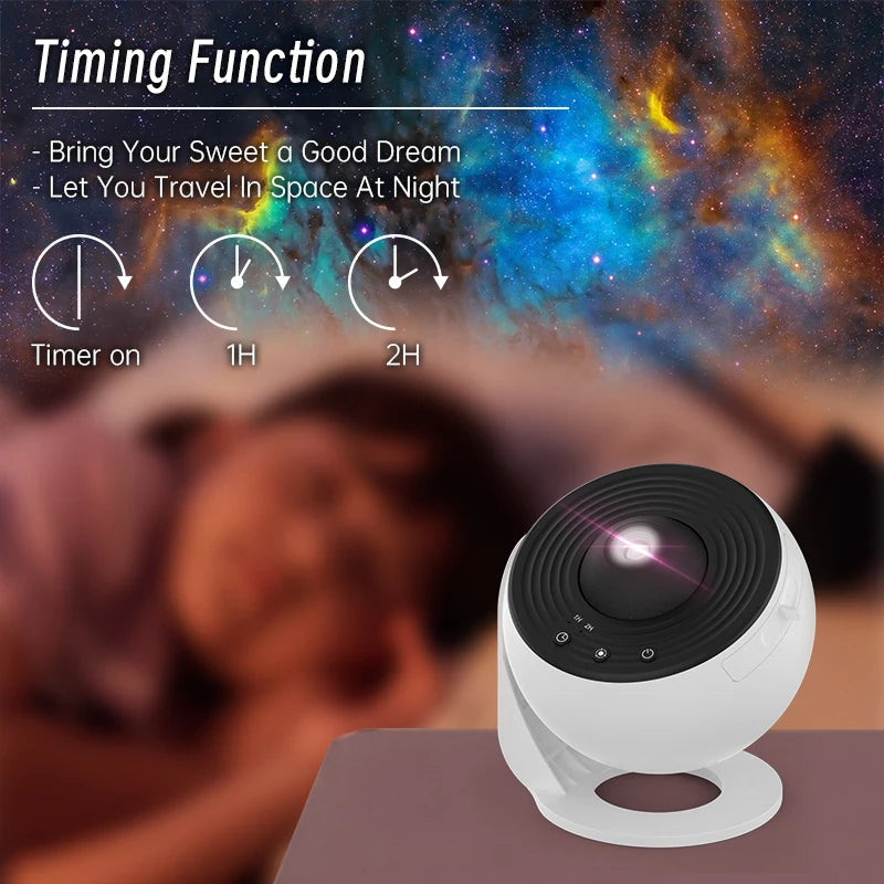 Nexus Star Projector | 360° Rotating Galaxy Lamp, HD Projection
