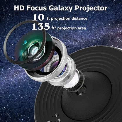 Nexus Star Projector | 360° Rotating Galaxy Lamp, HD Projection