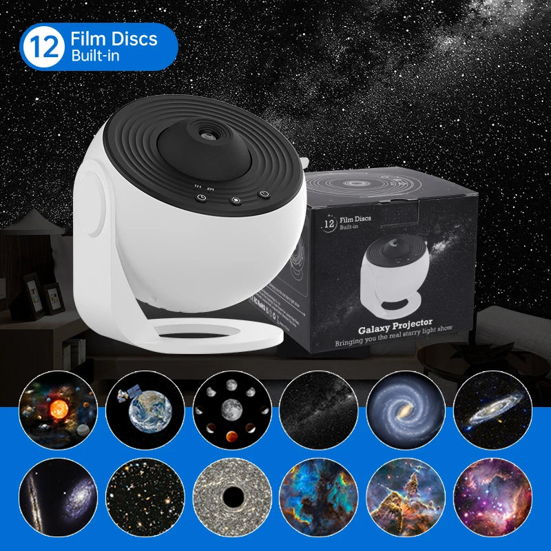 Nexus Star Projector | 360° Rotating Galaxy Lamp, HD Projection
