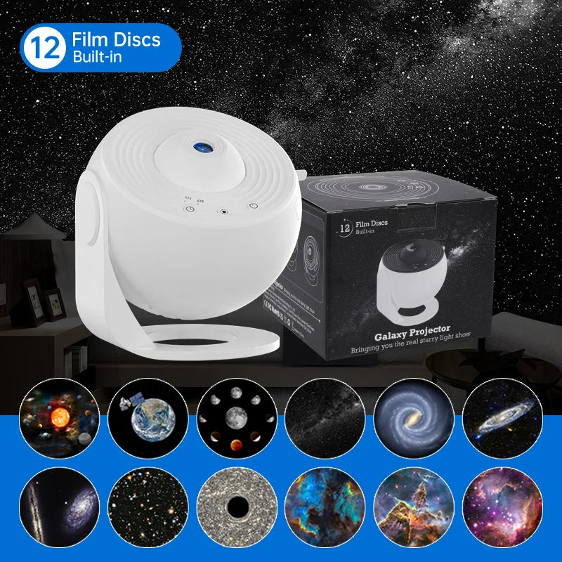 Nexus Star Projector | 360° Rotating Galaxy Lamp, HD Projection