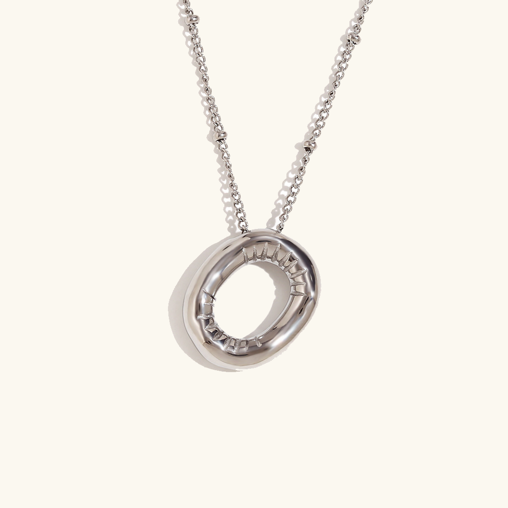 Variant image for Collier Femme Personnalisé Or 18K Taille Unique Acier Inoxydable-41