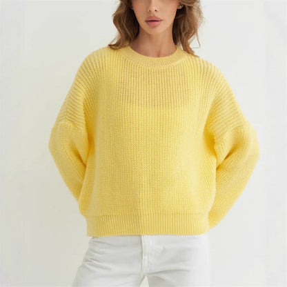 Oasis Knit Sweater | Oversized, Ribbed Design