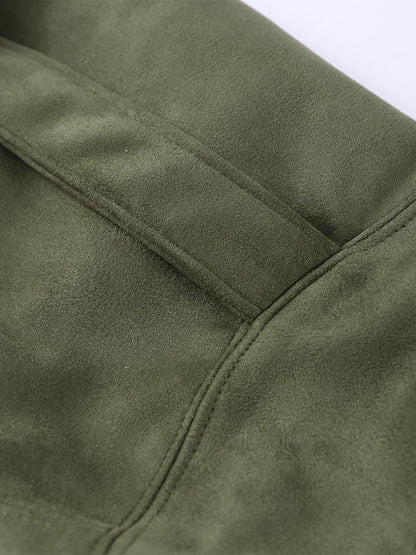 Ola Womens Jacket | Velvet, Boxy Fit, Turn-Down Collar