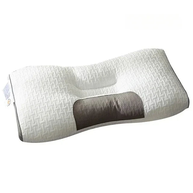 Oreiller Cervical Ergonomique en Fibre de Soja – Soutien Doux et Respirant pour un Sommeil Réparateur 48x74 cm