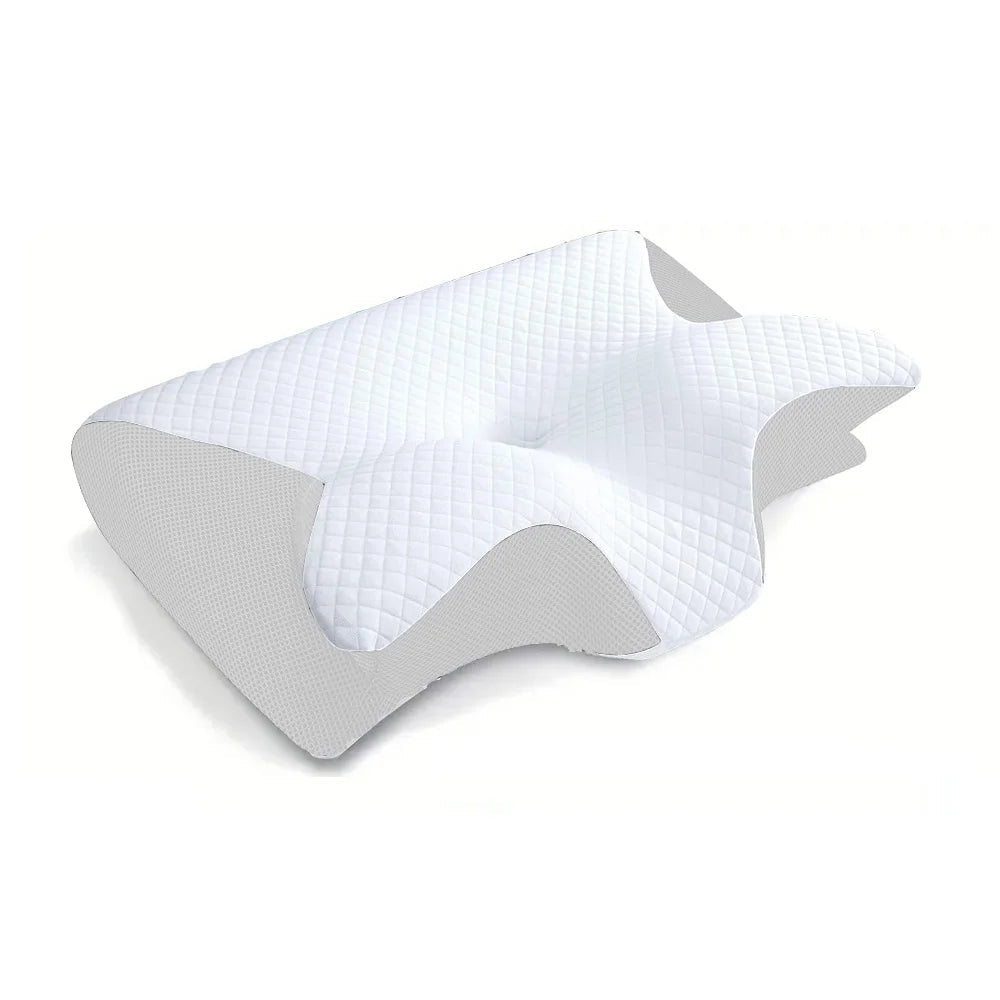 Oreiller Cervical Ergonomique en Mousse à Mémoire pour Soutien Orthopédique Optimal - Confort et Relaxation