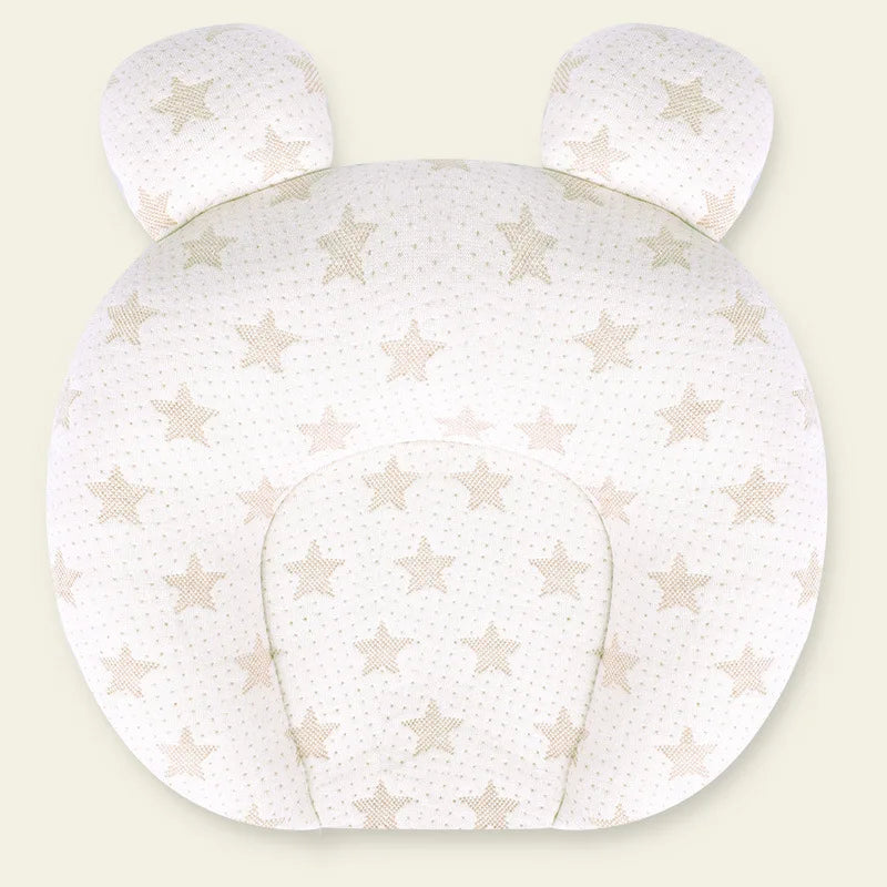 Oreiller en Latex Naturel pour Bébé – Prévention de la Plagiocéphalie, Soutien Optimal et Hypoallergénique, Lavable en Machine