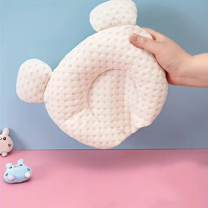 Oreiller en Latex Naturel pour Bébé – Prévention de la Plagiocéphalie, Soutien Optimal et Hypoallergénique, Lavable en Machine