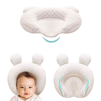 Natural Latex Pillow for Baby – Prevention of Plagiocephaly, Optimal Support and Hypoallergenic, Machine Washable