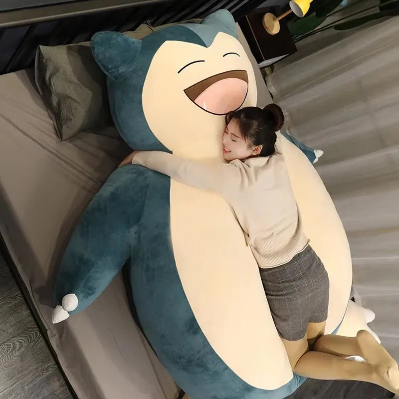 Soft Plush Pillow Kawaii 200/150 cm – Giant Snorlax Toy without Stuffing