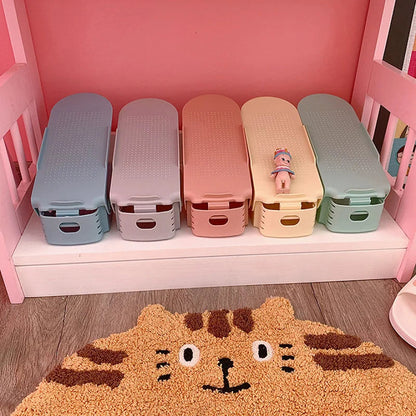 Organisateur de chaussures réglable – Ensemble de 6 organiseurs gain de place pour placard