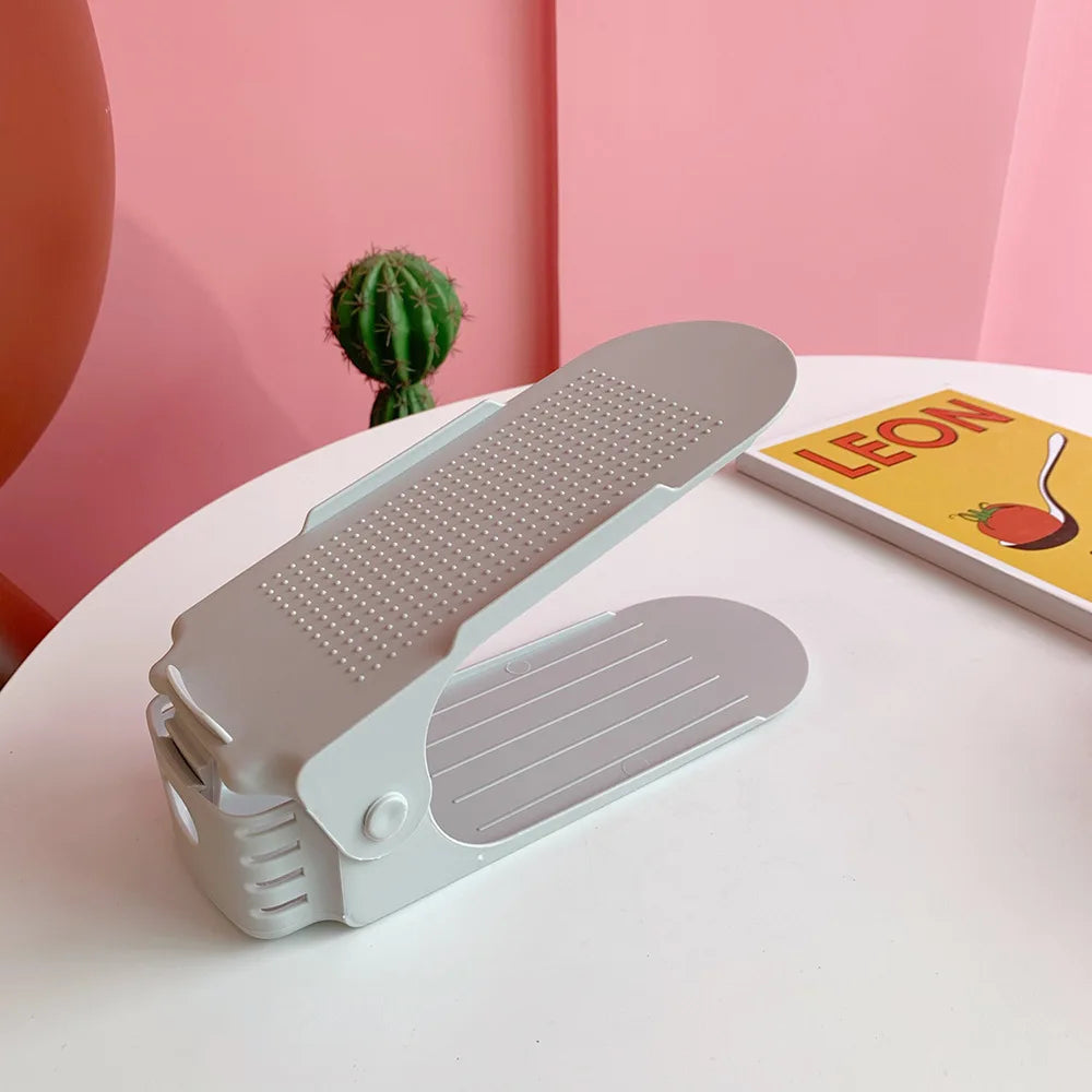 Organisateur de chaussures réglable – Ensemble de 6 organiseurs gain de place pour placard