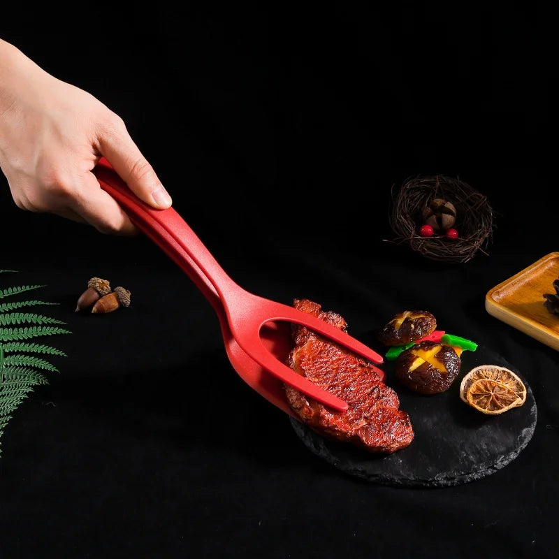 Outil de Cuisine Multifonction pour Retourner Crêpes et Clips à Oeufs Frits