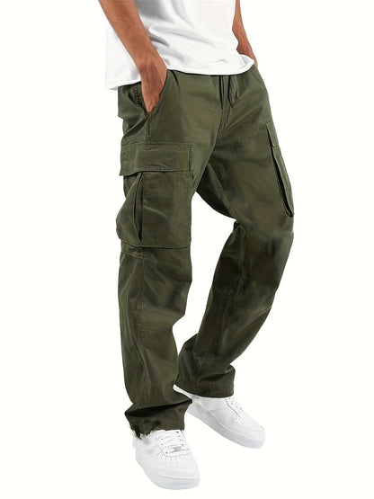 Oversized Cargo Pants in Cotton Blend for Men – Optimal Comfort and Practical Pockets, Sizes S-5XL