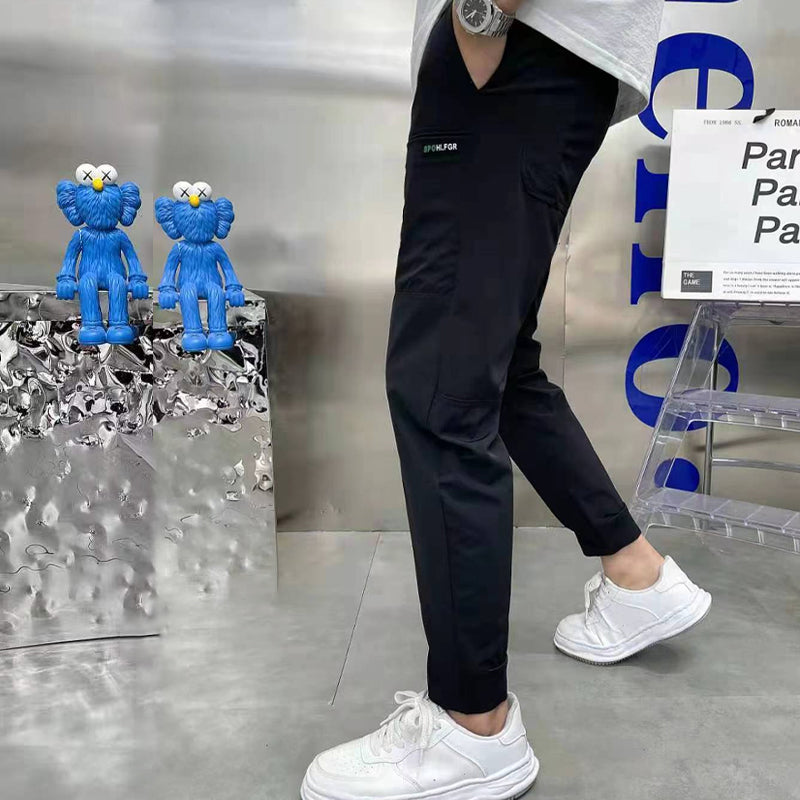 Pantalon Décontracté Extensible Multi-Poches pour Hommes – Confort, Praticité et Respirabilité, Disponible en Gris, Noir, Beige