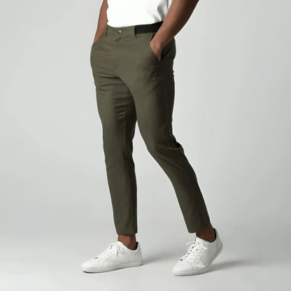 Stretch Pants for Men in Innovative Fabric – Optimal Comfort for Work and Leisure
